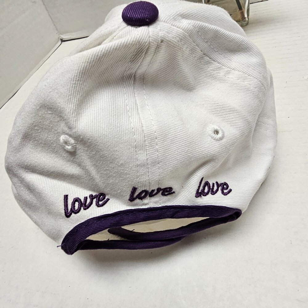 Taylor Swift RARE Adjustable Back Hat Cap Purple Pink Butterfly Love Love Love ❤ - Picture 4 of 14